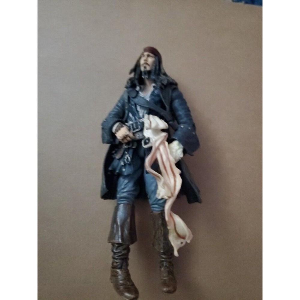 Pirates Of The Caribbean Action Figures Jack Sparrow  3.75 High Pre-owned